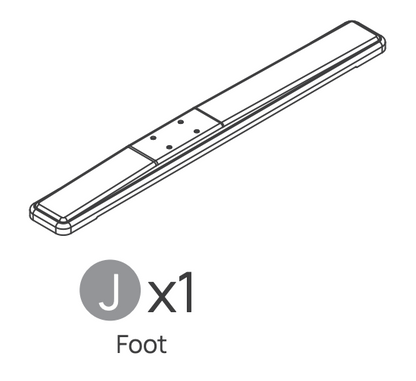 Part J-Foot-V0.7-Black(for your precious order)