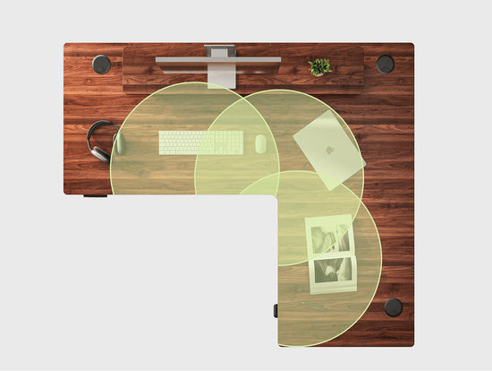 L-Shaped Design, Triple Your Usable Space