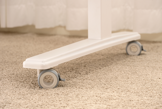 Zinc alloy metal bearings, support up to 529.11 lbs dynamic load.