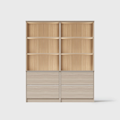 Vernal Modular Bookcase Set