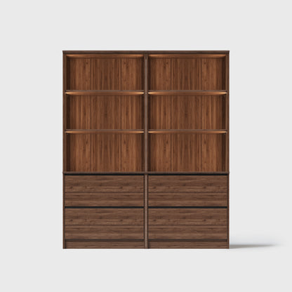 Vernal Modular Bookcase Set
