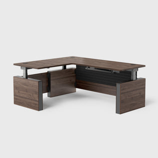 Vernal L-shaped Executive Standing Desks