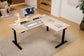 Vernal Core3 L-shaped Standing Desks