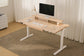 Vernal Core3 Solid Hardwood Standing Desk with Maple Desktop and White Frame