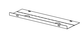 Cable Management Tray-V0.5 L desktop-White(for your previous order)