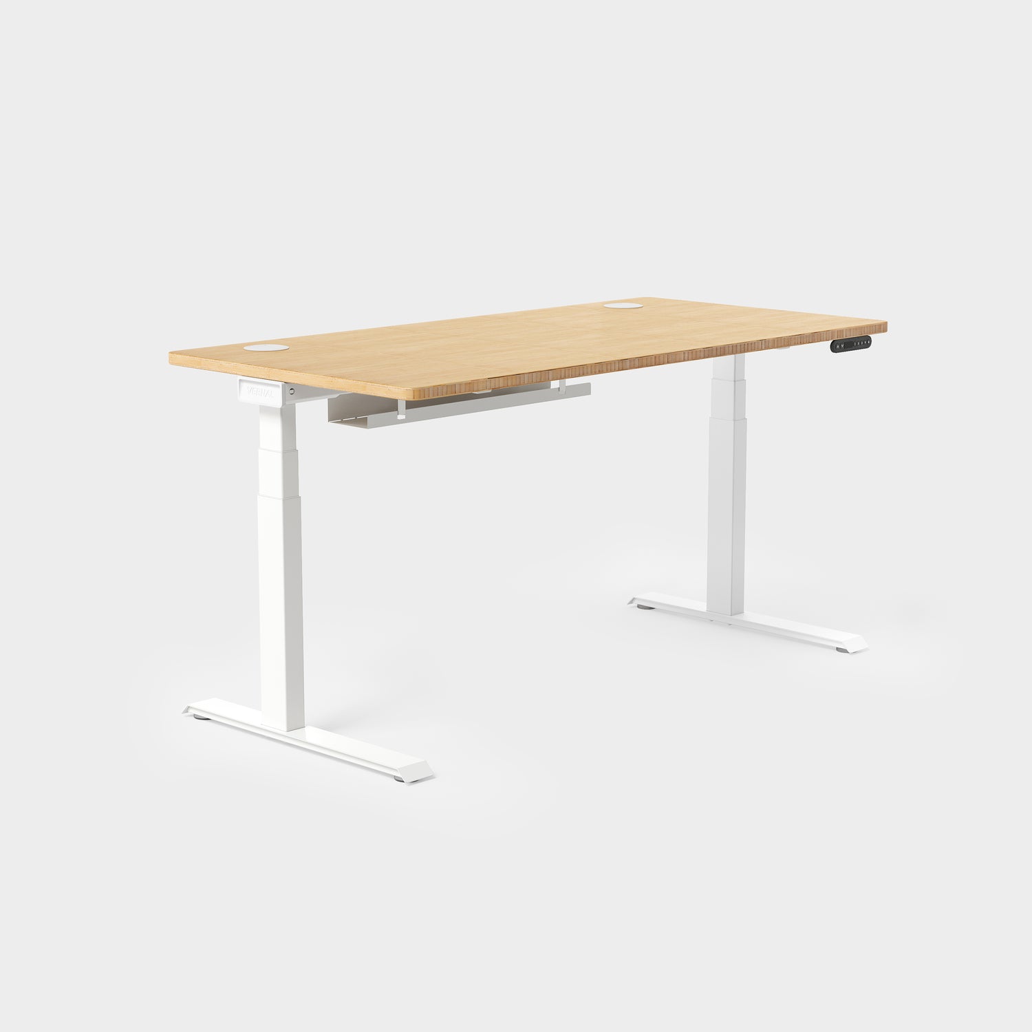 Fully Jarvis Bamboo Standing Desk, 48 x 30 in White