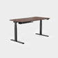 Vernal Standing Desks - Walnut/Black