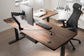 Vernal L-Shaped Standing Desks (Fast Install Version)